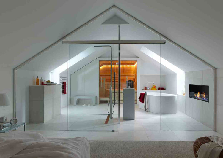 wbedroom-and-contemporary-bath-in-a-loft